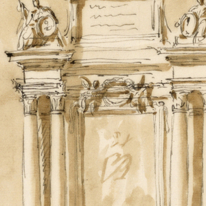 Drawing, Main altar