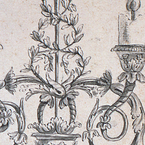 Drawing, Project for a candelabrum, 1791