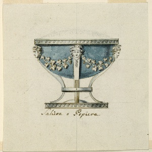 Drawing, Design for a Salt or Pepper Cellar, ca. 1800