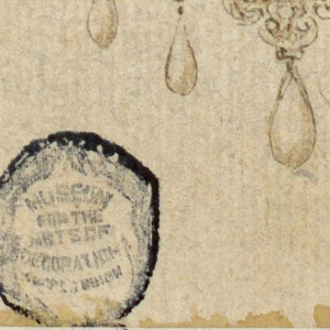 Drawing, Design for a Pendant in Shape of Niche, 16th century