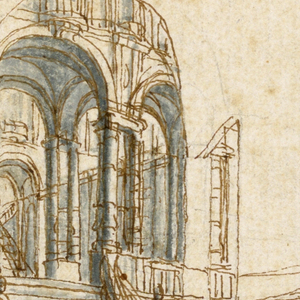 Drawing, Stage Design: Two Palace Staircases, 1770–1780