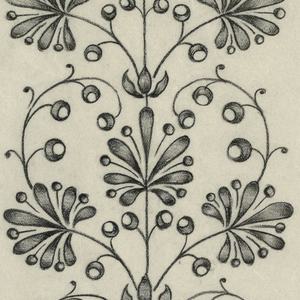 Drawing, Designs for embroidery, ca. 1890