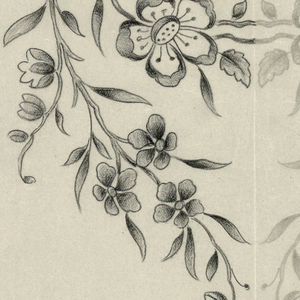Drawing, Designs for embroidery, ca. 1890