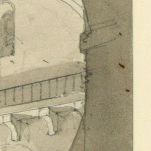Drawing, Stage Design, Interior of Prison, early 19th century