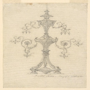 Drawing, Candelabra, ca. 1755