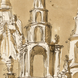 Drawing, Fountains