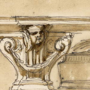 Drawing, Two projects for an altar mensa, 1740–1758