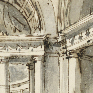 Drawing, Stage Design, Palace Interior, early 19th century