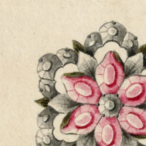 Drawing, Design for a brooch, ca. 1760