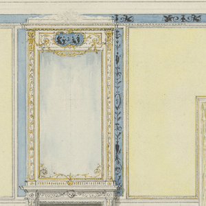 Drawing, Elevation of a Wall, 1800–1825