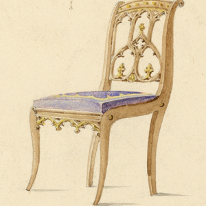 Drawing, Side Chair, 1830