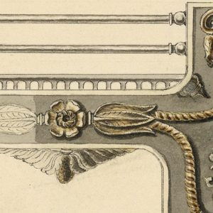 Drawing, Design for a grate, 1821