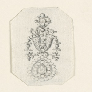 Drawing, Design for an Earring, early 19th century