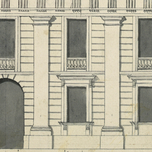 Drawing, Project for the elevation of a town mansion, ca. 1750–75