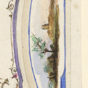 Drawing, Design for a Painted Ceiling, 1775–1800