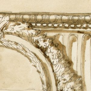 Drawing, Pedestal of a column