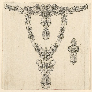 Drawing, Design for a Necklace and earring, ca. 1755