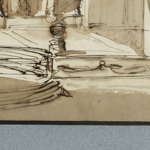 Drawing, Stage design: Temple of Eternity