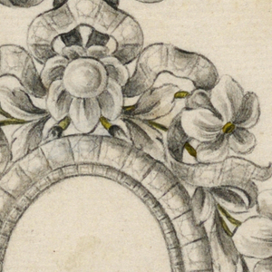 Drawing, Design for brooch, ca. 1780
