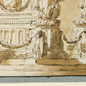 Drawing, Candlestick, ca. 1780