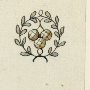 Drawing, Three Pendants, 1820–30