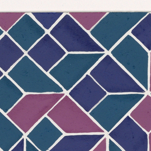 Drawing, Textile Design, 1974–76