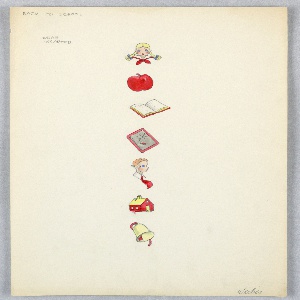 Drawing, Button Design: Back to School