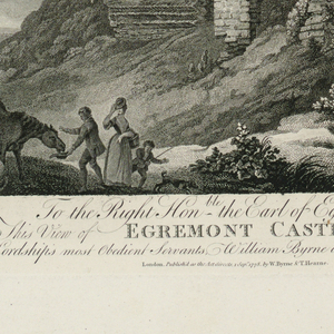 Print, View of Egremont Castle, 1778