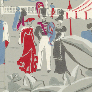 Sidewall, Garden Party, 1940
