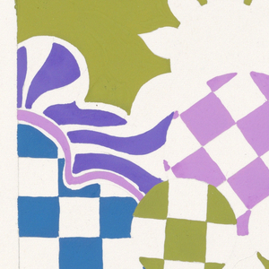 Drawing, Textile Design, 1974–76
