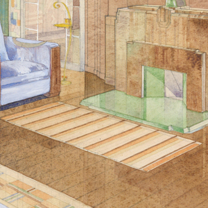Drawing, Design for a Club Lounge, ca. 1933