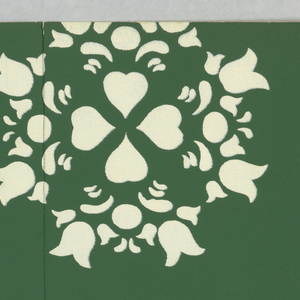 Sidewall - Sample, Early American Stencil, ca. 1950