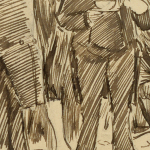 Drawing, The Club, 1860–70