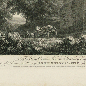 Print, View of Donnington Castle, 1778