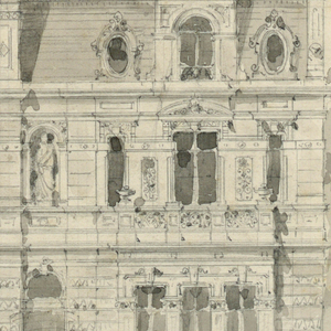 Drawing, Mansion for Lady Alford, N. Elevation, ca. 1870