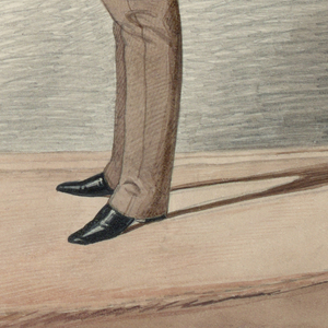 Drawing, Portrait of Unidentified Man, 1870–80
