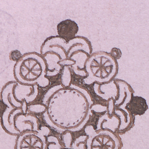 Drawing, Design for Two Brooches, 1820–30