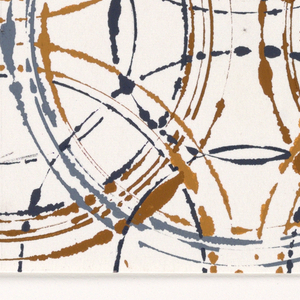 Drawing, Textile Design: Water Shocks II, 1980