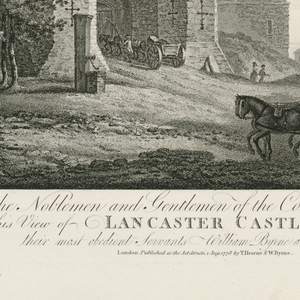 Print, View of Lancaster Castle, 1778