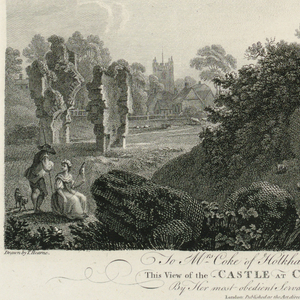Print, View of The Castle of Castle Acre, 1781