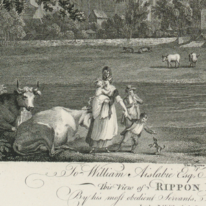 Print, View of Rippon Minster, 1779