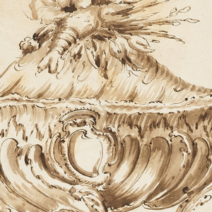 Drawing, Design for a Tureen and a Platter, 1740–48