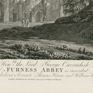 Print, View of Furness Abbey, 1778