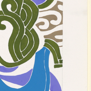 Drawing, Textile Design, 1974–76