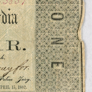 Bank Note, April 15, 1862
