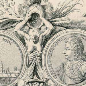 Print, Vignette in honor of Count A. F. Marsighi, 1756