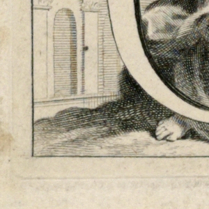 Print, Decorated letters U and S, 1715