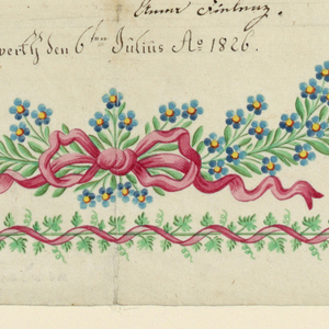 Calligraphy, Baptismal Greeting