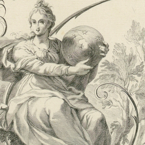 Print, The Letter U, 1775