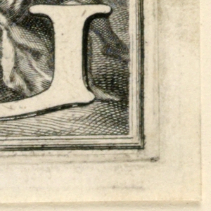 Print, Decorated capital letters G and H, 1715